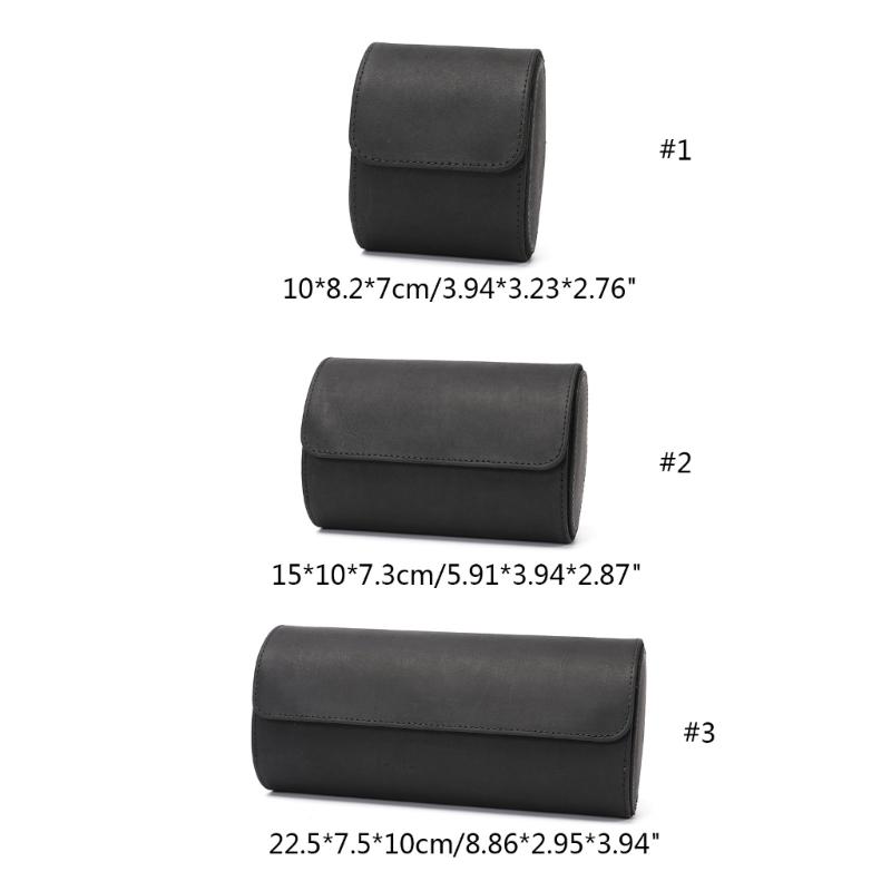 Watch Box Men Women Multifunctional 1/2/3 Grids Cowhide- Storage and Packaging Wrist Watch Boxes High Quality Gift Box