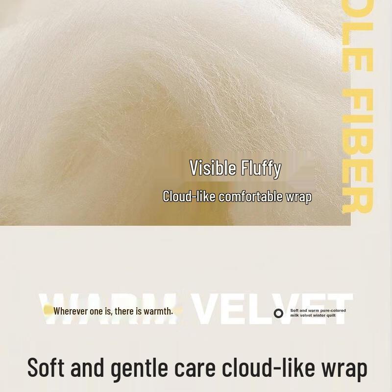 Yuan Zhi Wei Double-Sided Milk Velvet Winter Quilt