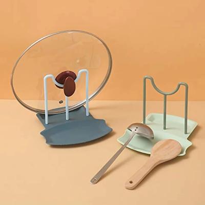 Spatula Rack Cabinet Organization Spoon Stand Storage Shelf Racks Pot Lid Holder Kitchen Gadget