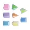 8 Transparent Geometric Building Blocks Montessori Toys Stacking Game Math Toys For Children Over 2 Years Old Baby Education Toy