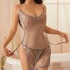 Babydolls Mesh Transparent Thin and Tear Off Camisole Deep V-shaped Nightgown Sexy Lingerie Woman Underwear Women For Sex Xxx