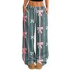Women's Casual And Fashionable  Elastic Waist Loose Wide Leg Pants