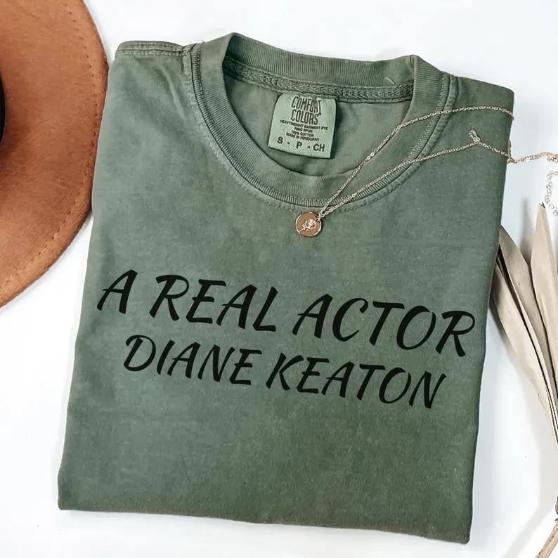 Comfort Colors® American Patriot Shirt, Diane keaton Memorial Shirt, Patriotic Unisex T-Shirt XL