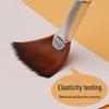 Nylon Hair Fan Brush Set for Gouache, Watercolor, Acrylic, and Oil Paint