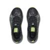Li Ning Youth  Childrens Glow In The Dark Shock Absorbing Rebound Casual Shoes Kids Shoes Black Green YKCT108-1
