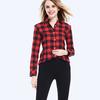 FEKEHA 2022 New Fashion Casual Blouses Women Checks Flannel Plaid Shirts Female Long Sleeve Tops