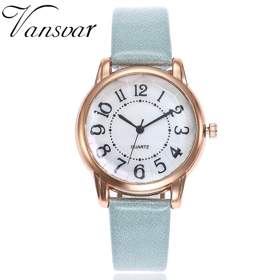 Damemote liten urskive armbåndklokke Casual skinnkjole Motetilbehør Klokke