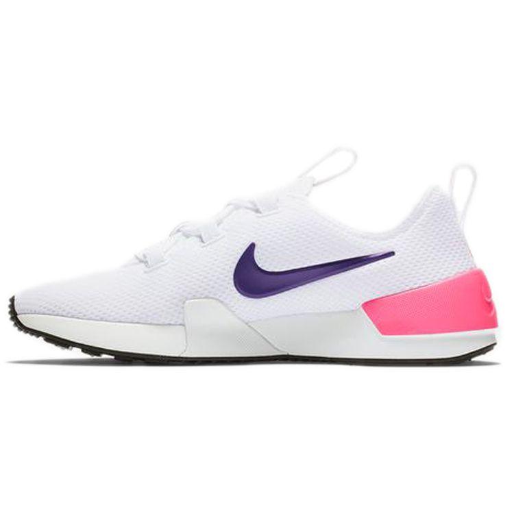 Nike Ashin Modern Mesh Casual Lightweight Shock Absorbing Slip Resistant Low Top Lifestyle Shoes Women Sneaker White Pink AJ8799-103