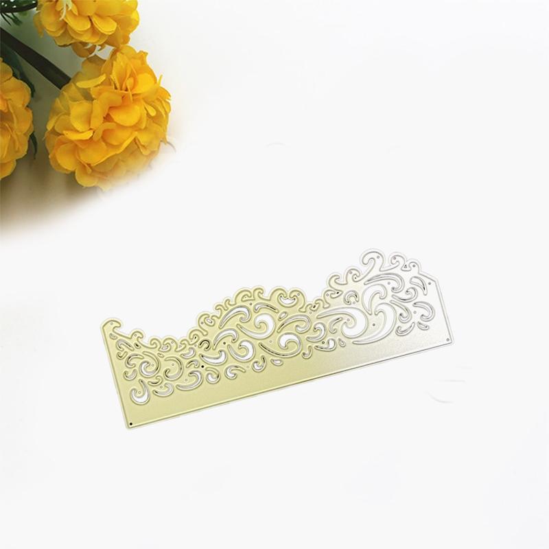 Hollowed Lacing Floral Cutting Dies Carbon Steel Die Cut Metal Embossing Templates for Card Making Scrapbooking Craft