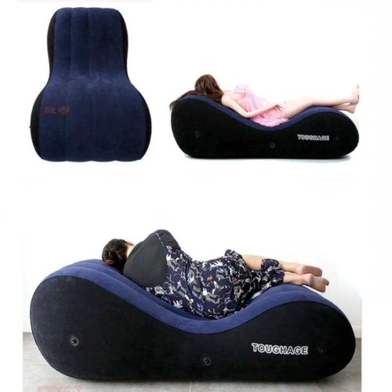 Inflatable Sex Sofa Pad Sexual Posture Handcuffs Ankle Cuffs Bondage Adult Games Love Chair Living Room Furniture for Couples