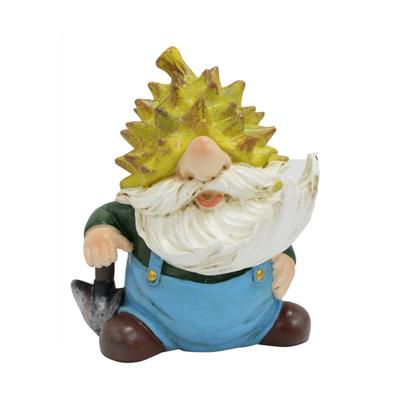 Kleine Zwerge für Feengarten-Zubehör Gartenzwerge für den Außenbereich Miniaturfiguren Kleiner Zwerg Mini-Statue Harz Kuchenaufsatz Dekorationen Ostern