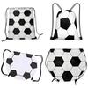 Oxford Cloth Sports Backpack Storage Bag Double Shoulder Basketball Drawstring Bag Polyester Bag for Football And Basketball