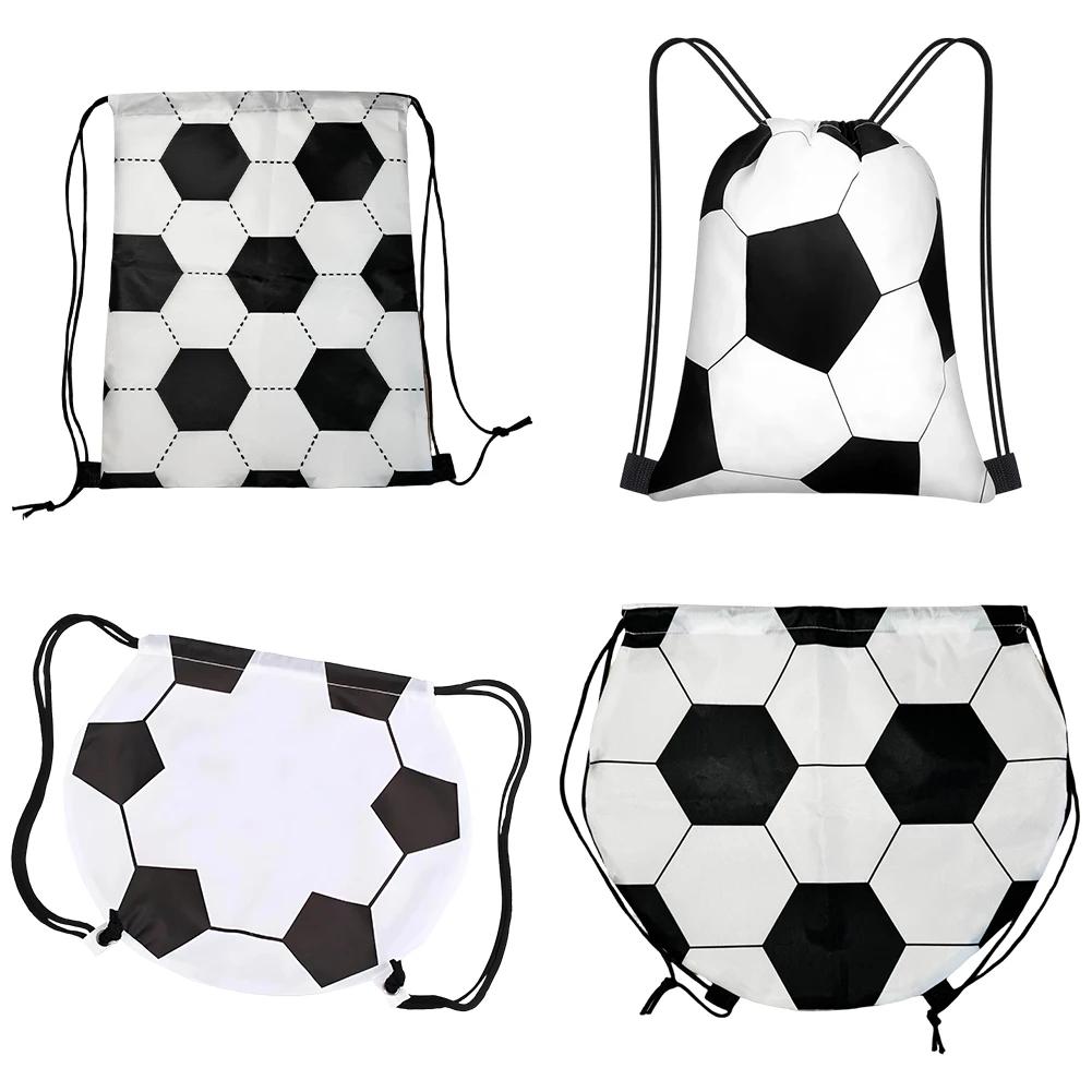 Oxford Cloth Sports Backpack Storage Bag Double Shoulder Basketball Drawstring Bag Polyester Bag for Football And Basketball