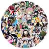 50 New Demon Slayer Graffiti Stickers Mobile Ticket Motorcycle Skateboard Decorative Stickers Waterproof