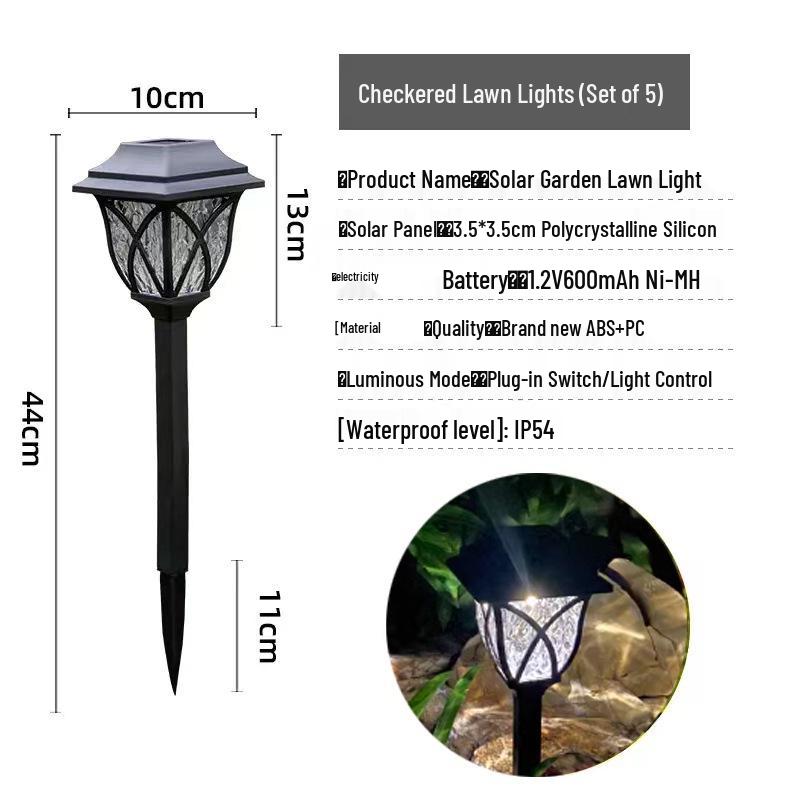Waterproof Solar Garden Lights: Outdoor Courtyard Lawn Decoration