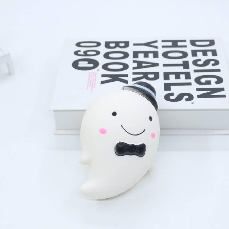 Emotional Visual And Intellectual Development Pu Foam Squishy Ghost Toy For Boys And Girls