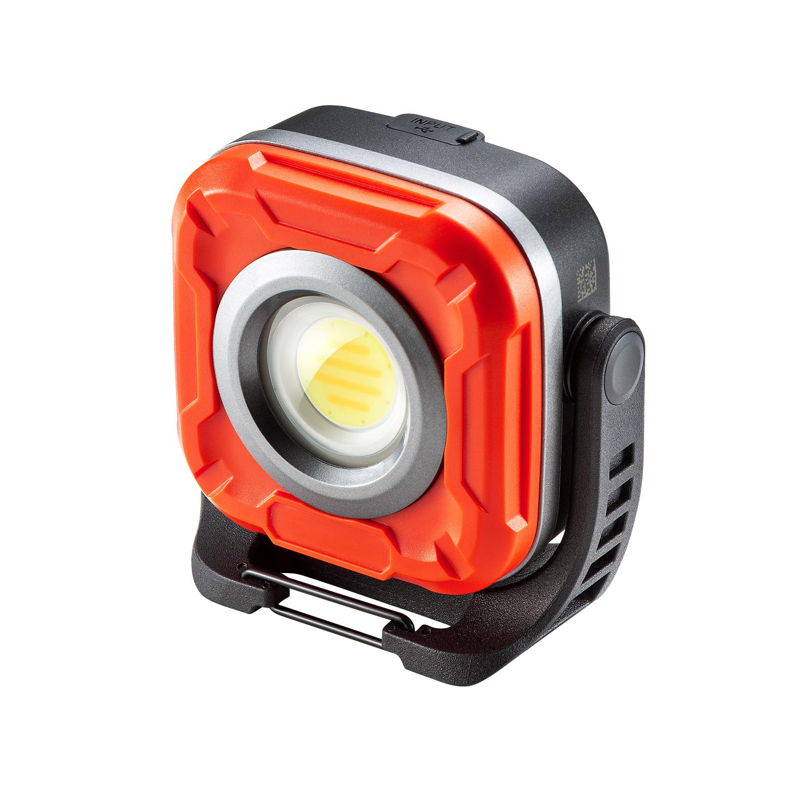 

Sanwa Supply LED Work Light, Rechargeable, 1300lm, IPX6 Waterproof, MagnetTripodCarabiner Compatible, Multi-Purpose Installation, 6 Brightness Levels