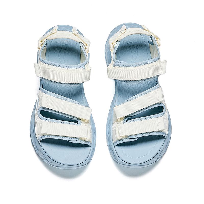 Anta Starry 1 Fashion Comfortable Versatile Beach Sandals Women sandals White Blue 922528536-1