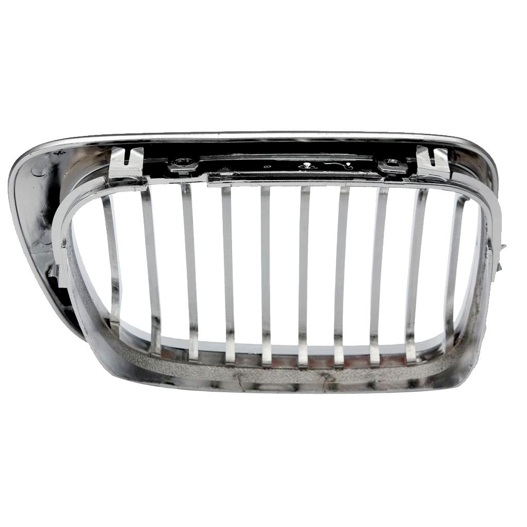 2 Pieces Chrome Front Kidney Grille For E46 M3 2DR 99-06