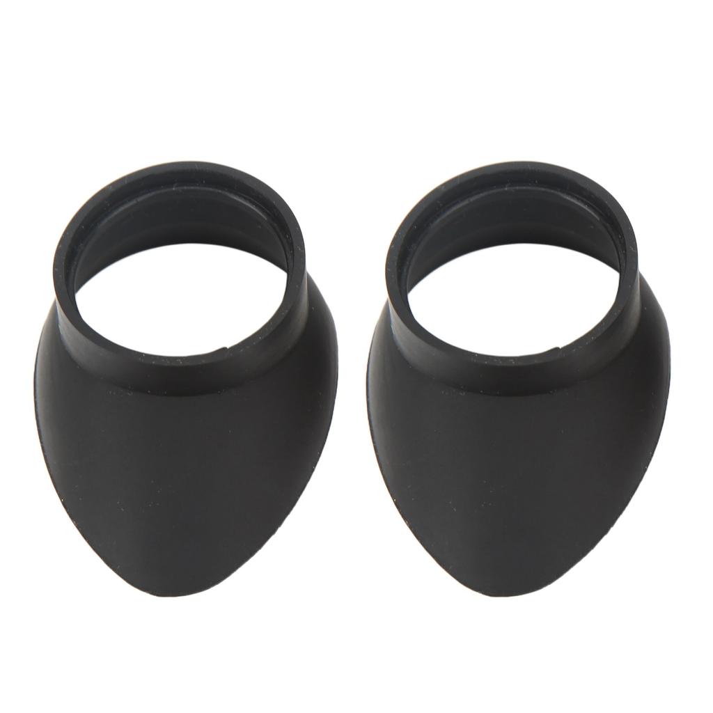 2pcs Rubber Eye Cups 27mm Inner Diameter Foldable Eyepiece Cover for Microscope Ocular Instrument Telescope