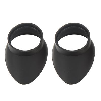 2pcs Rubber Eye Cups 27mm Inner Diameter Foldable Eyepiece Cover for Microscope Ocular Instrument