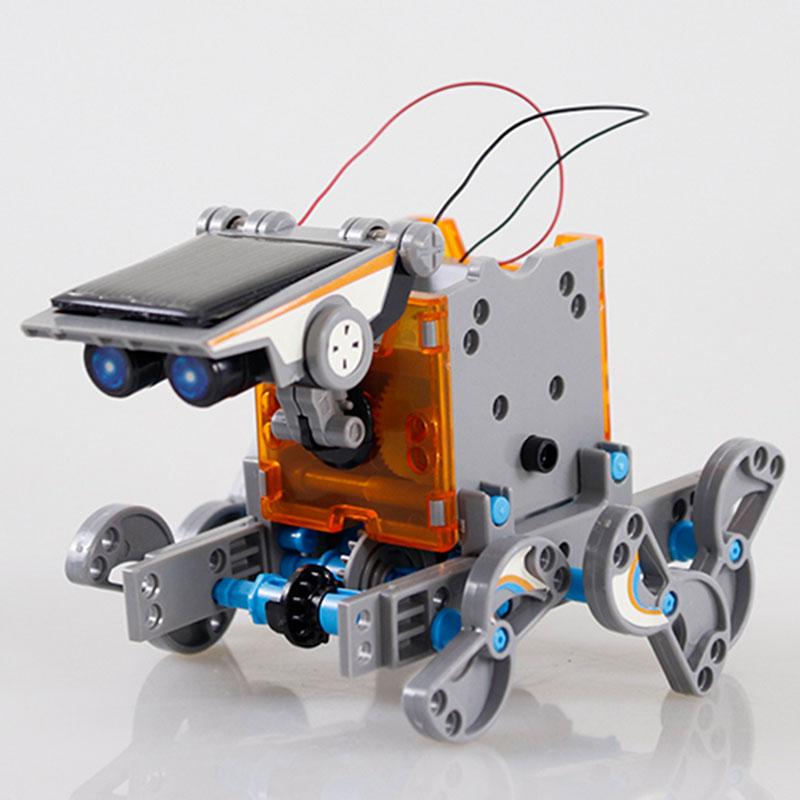 13 ב-1 צעצועים חינוכיים צעצועי רובוט סולארי ערכת מדע צעצועי בלוקים המופעלים על ידי אנרגיה סולארית