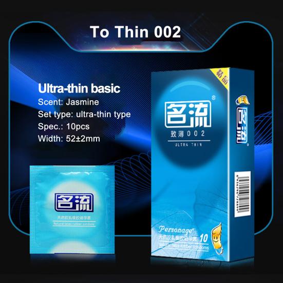 10 Stück Kondome mit körnigem Faden, ultradünn, verbesserte Empfindlichkeit, zuverlässiger Schutz, Kondome aus Latexmaterial