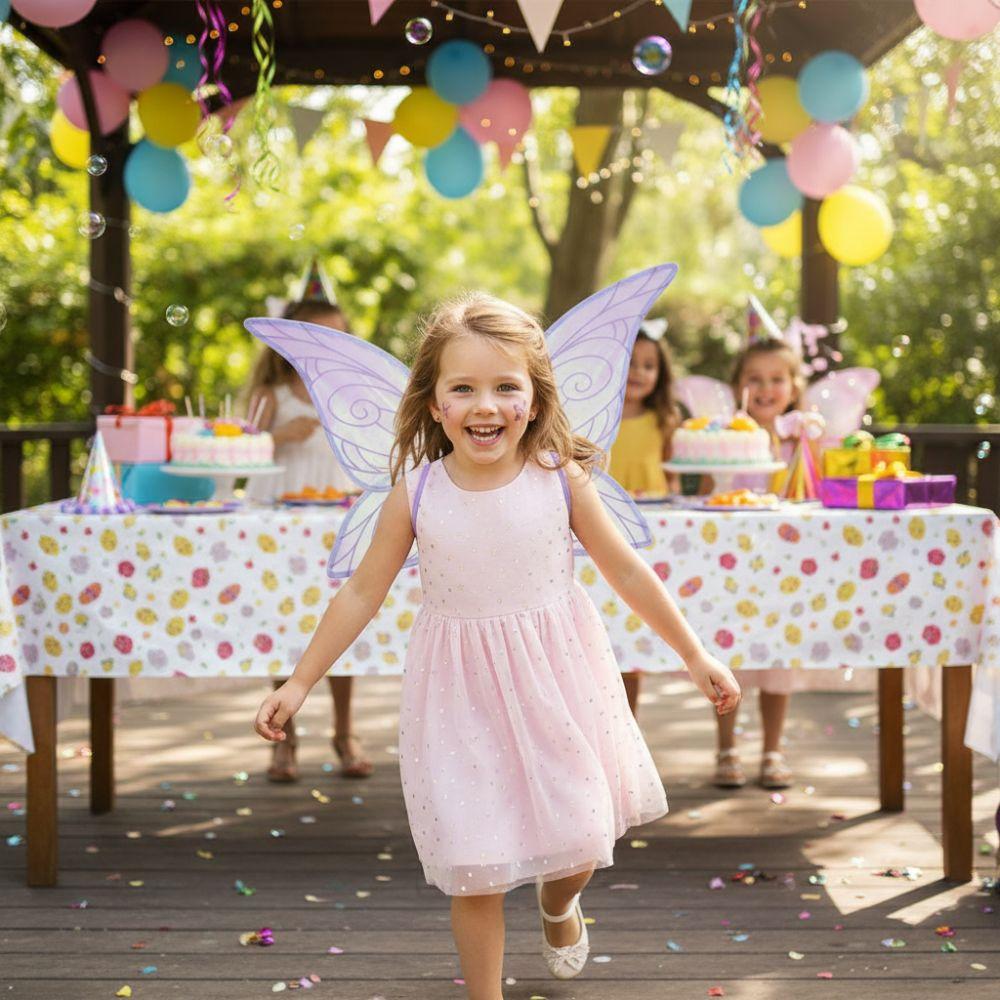 Sparkly Gradient Butterfly Princess Wings Organza Elf Wings Creative Cosplay Wings  Birthday Party