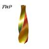 Niche Style Vase 3D Printed Twisted Silk-Like Minimalist Flower Arrangement Holder Nordic Seamless Container Decorative for Coffee Table Shelf Office