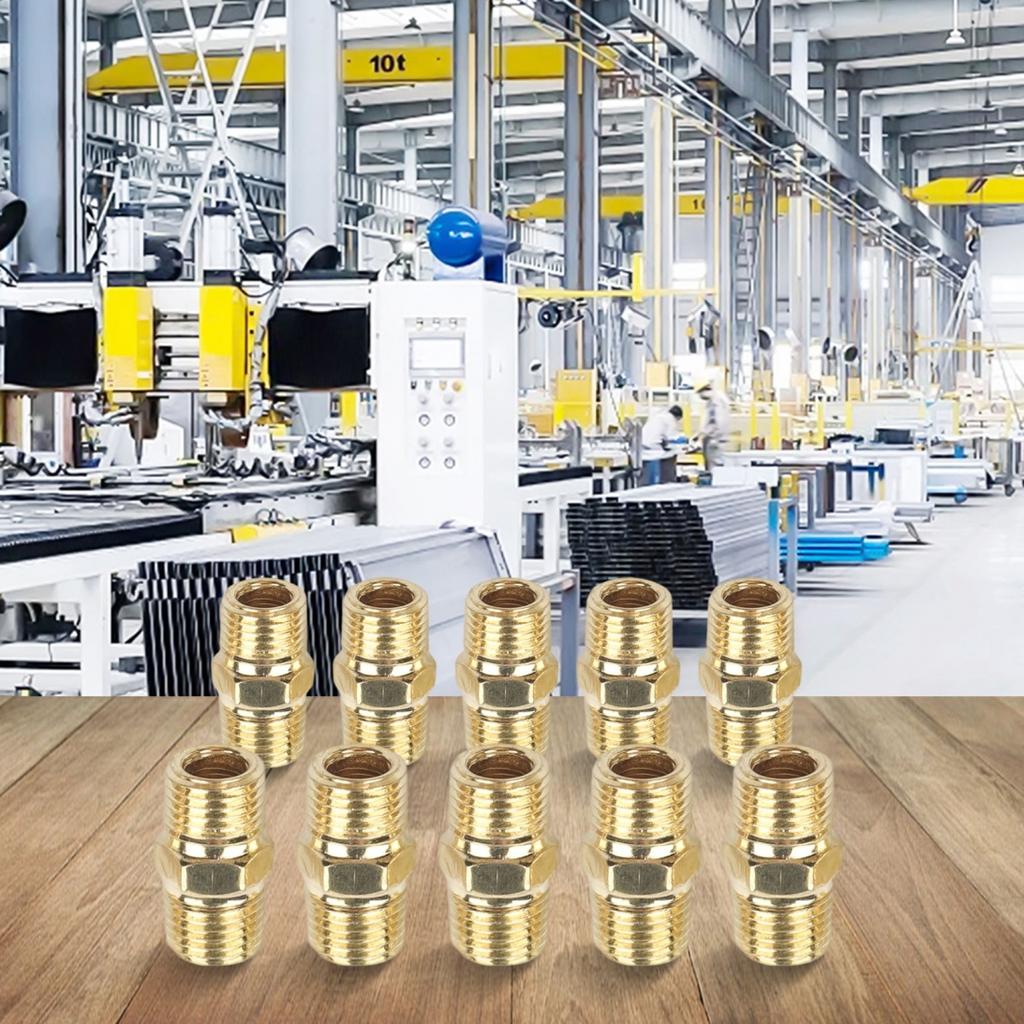 Easy Installation Air Line Hose Connector Brass Pipe Adapter For Air And Water