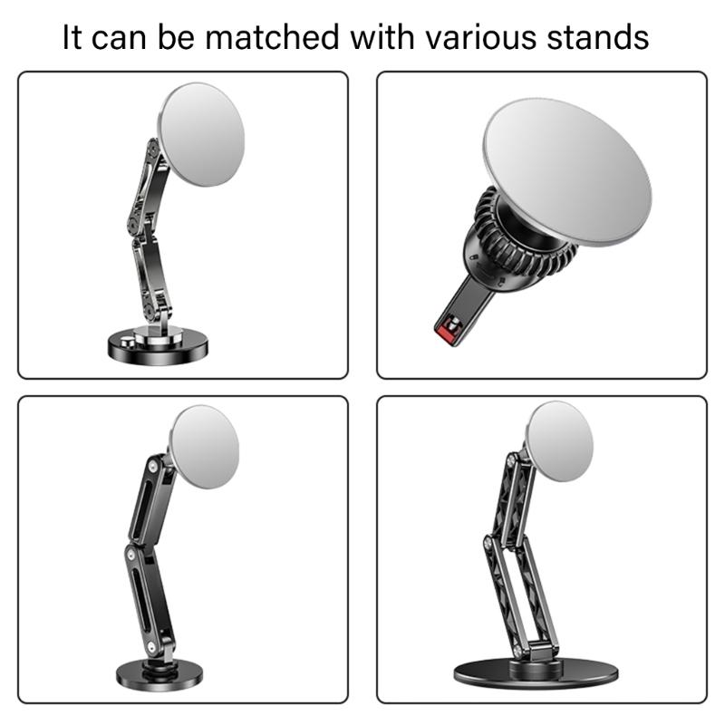 Strong N52 Magnetic Phone Holder Adjustable Vertical Horizontal View for 17mm Ball Socket Car Vent Phone Stand