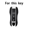 Car Remote Key Case For Porsche Cayenne Panamera 971 911 9Ya Macan 718 Taycan Boxster 3 Tpu  Cover Accessorie