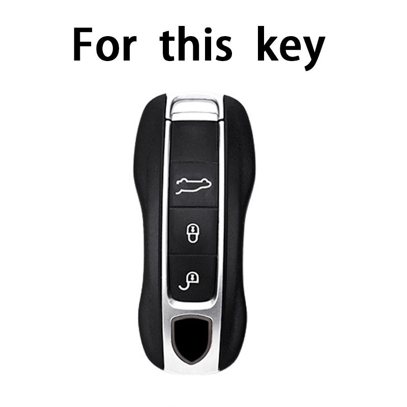 Car Remote Key Case For Porsche Cayenne Panamera 971 911 9Ya Macan 718 Taycan Boxster 3 Tpu  Cover Accessorie