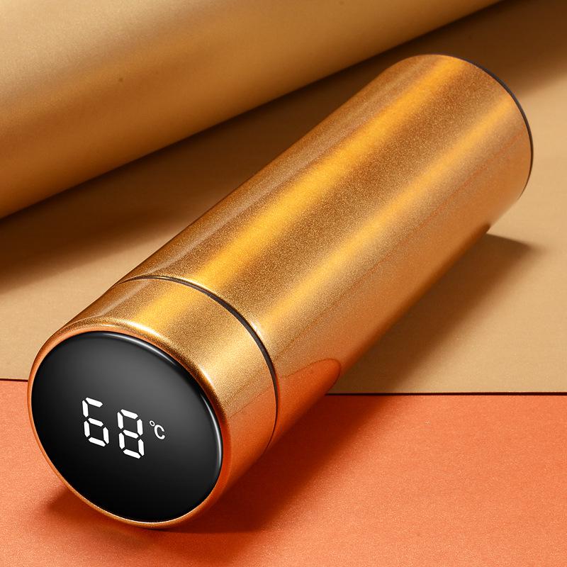 "304 Smart Thermos Cup with Temperature Display - Customizable Business Gift for Men and Women"