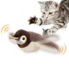Cat Interactive Toy Chirping Bird , 500mAh Rechargeable Interactive Flapping Chirping Bird Cat Toy Smart Simulation Bird Toy