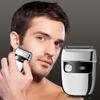 Hatteker Men's Portable Electric Shaver - Single Blade Compact Beard Trimmer with Whitening Function IPX5 Waterproof