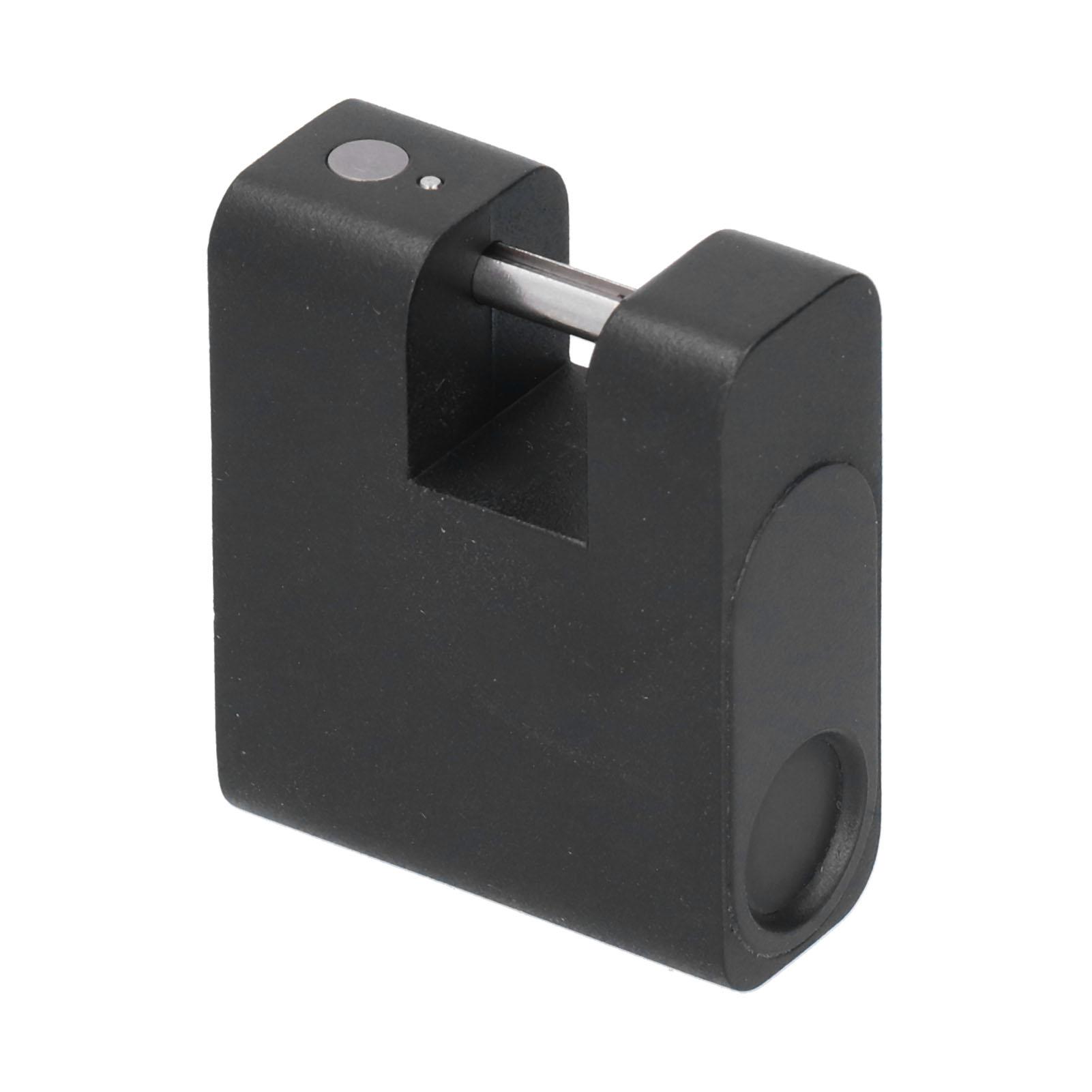 

Навесной замок с отпечатком пальца, электронный замок против кражи для чемодана, рюкзака, ящика, шкафа, 3,7 В, перезаряжаемая литиевая батарея