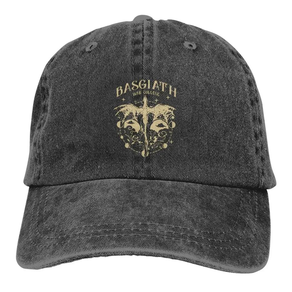 Basgiath War College Fourth Wing Bookish Unisex Women Baseball Caps Gifts for Readers Distressed Denim Caps Hat Summer Adjustable