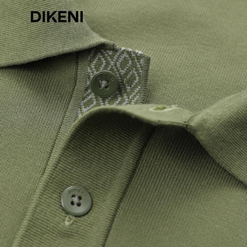 DIKENI Men's Business Casual Polo Shirt