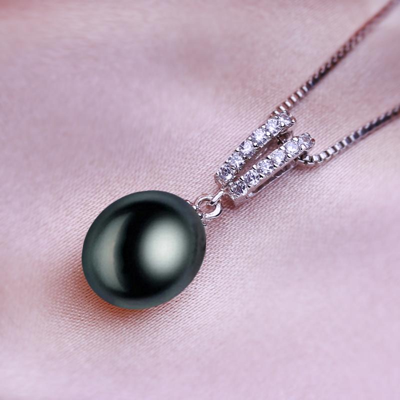 seniko Freshwater Pearl Necklace CZ Cubic Zirconia Fashion Drop Pearl Necklaces For Women