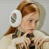[SET] Striped Fur Earmuffs & Scarf