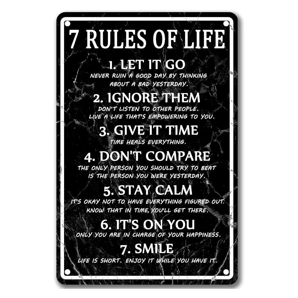 Tin Sign Wall Art Retro Metal Painting Home Decor 20x30cm