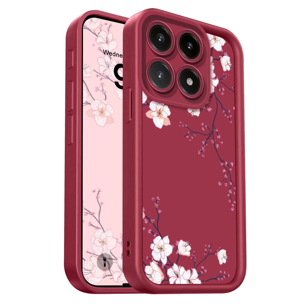 Spring Flowers Phone Case For Xiaomi 15T 14T 13T Pro 17 15 14 13 12 Lite Ultra Pro Max 5G Staircase Soft Cover