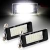 2PCS LED License Plate Lights Canbus For Mini Cooper R56 2007-2013 R57 2009-up R58 R59 11-up OEM:51132756227 Number Plate Lamps License Plate Lights