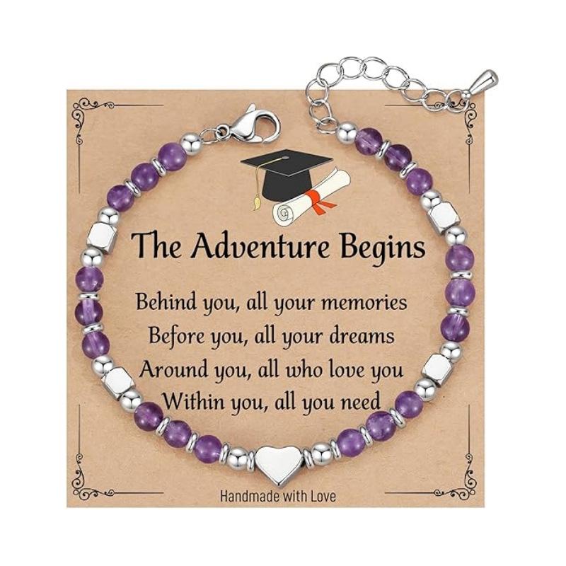 JYL TS Bracelet Adjustable Lobster Clasp Heart Pendant Enhances Relationship Luck