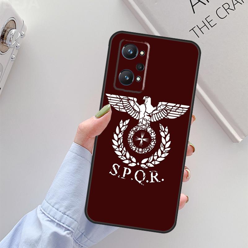 SPQR Roman Imperial Legion For Realme 10 11 Pro Plus GT Neo 5 2T C21Y C30 C31 C33 C35 C55 OnePlus Nord CE 2 3 Lite Case