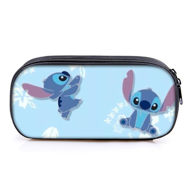 Compartmentary Pencil Case Primary School Cartoon Animation Pencil Stationery Box Printing Pencil Case Compartment pencil case