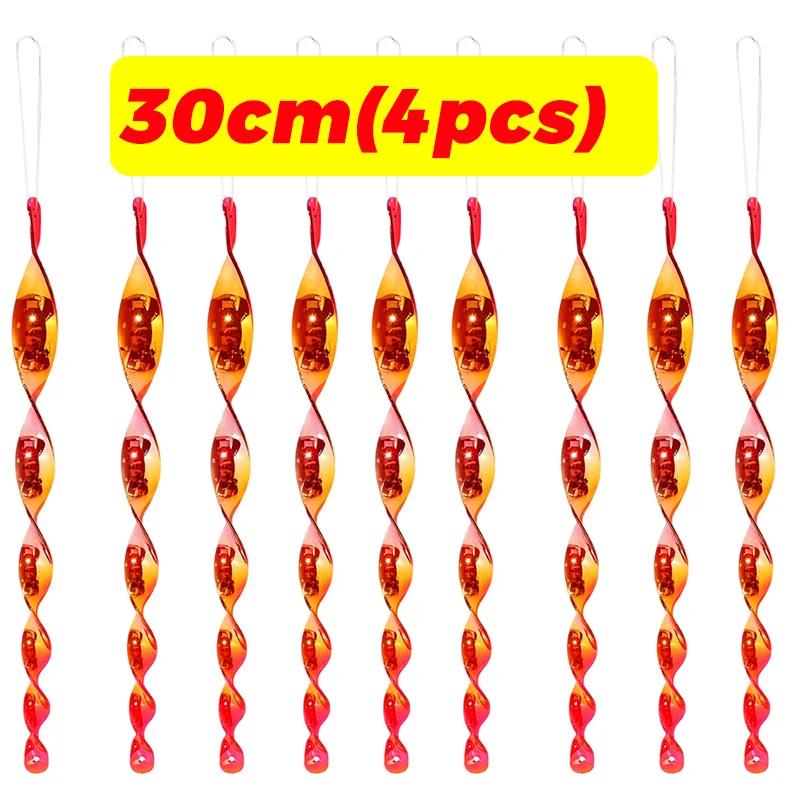 Reflective Bird Repellent Wind Spiral Rotating Rods Hanging Ornaments Balcony Garden Decor Pigeons Birds Scare Repeller Sticks