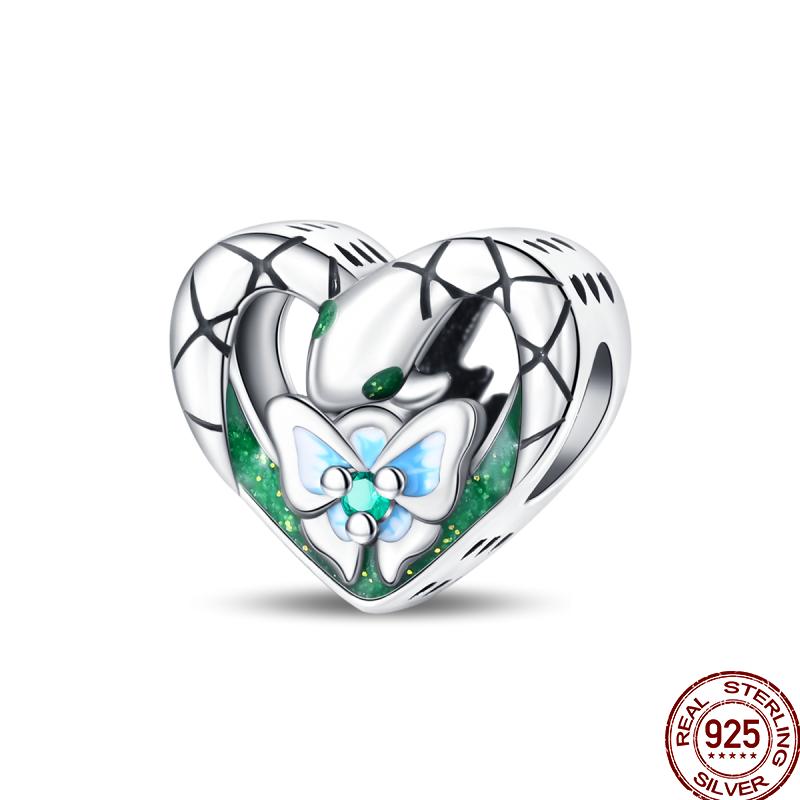 Copper Spring Luminous Insect Butterfly Series Flower Element Gift Beads Suitable For Pan Original Bracelet