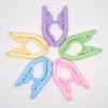 BUYYES 5/10pcs Portable Folding Hanger Plastic Clotheslinger Travel Space Saving Multifunctional Hanger for Suitcase Backpack